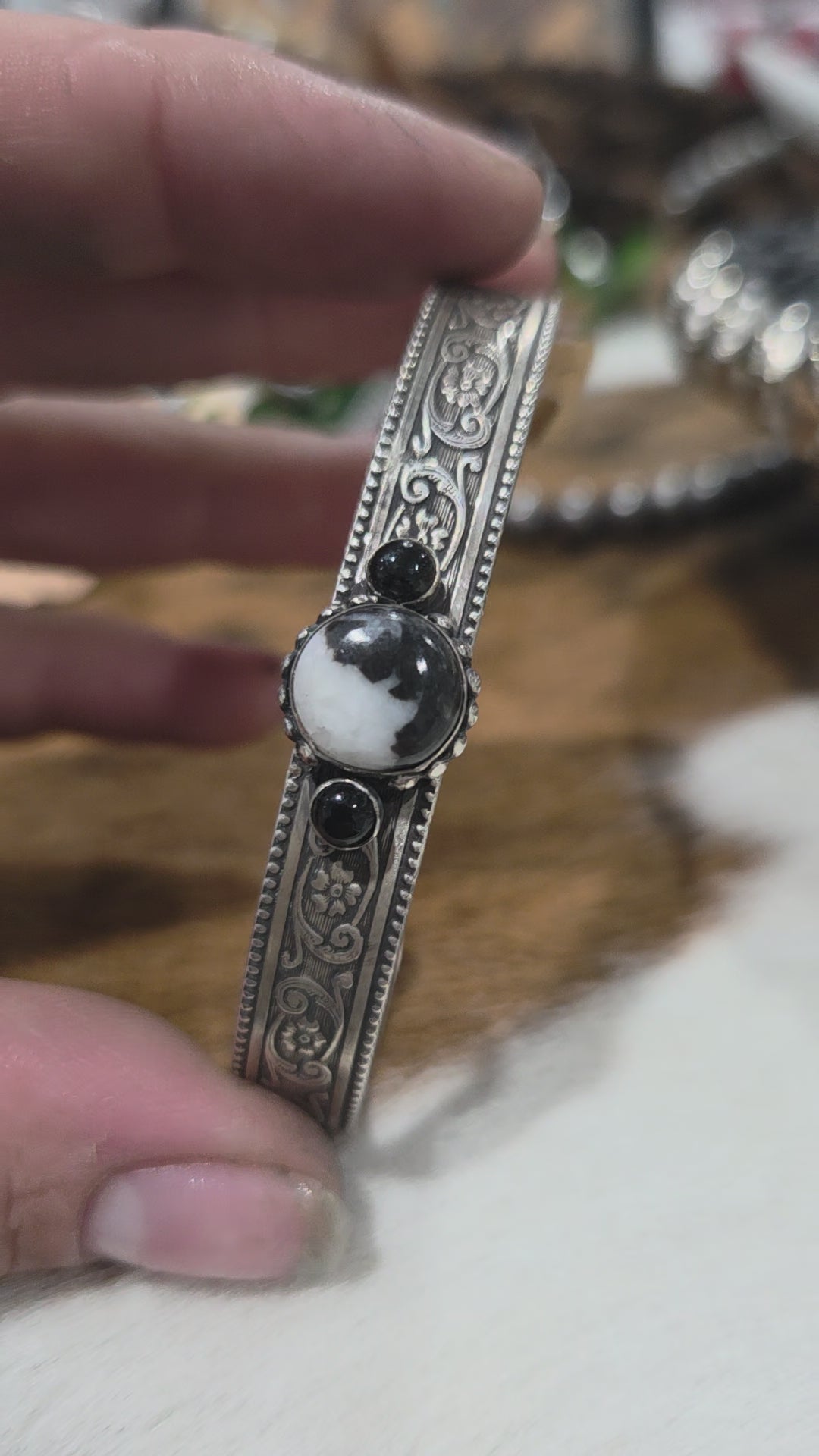 Whit Buffalo Cuff