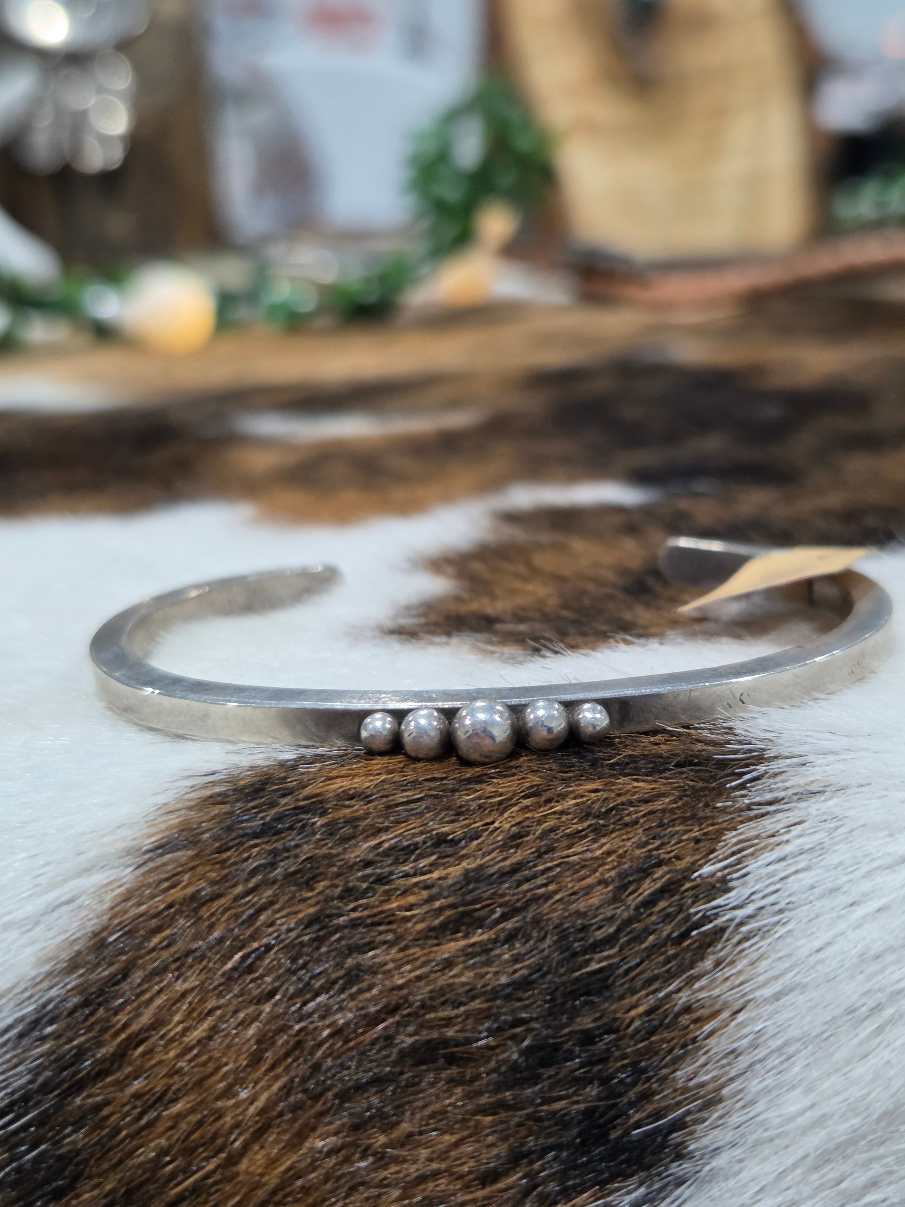 Sterling Dot Bracelet