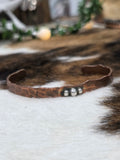 Sterling Pearls on Copper