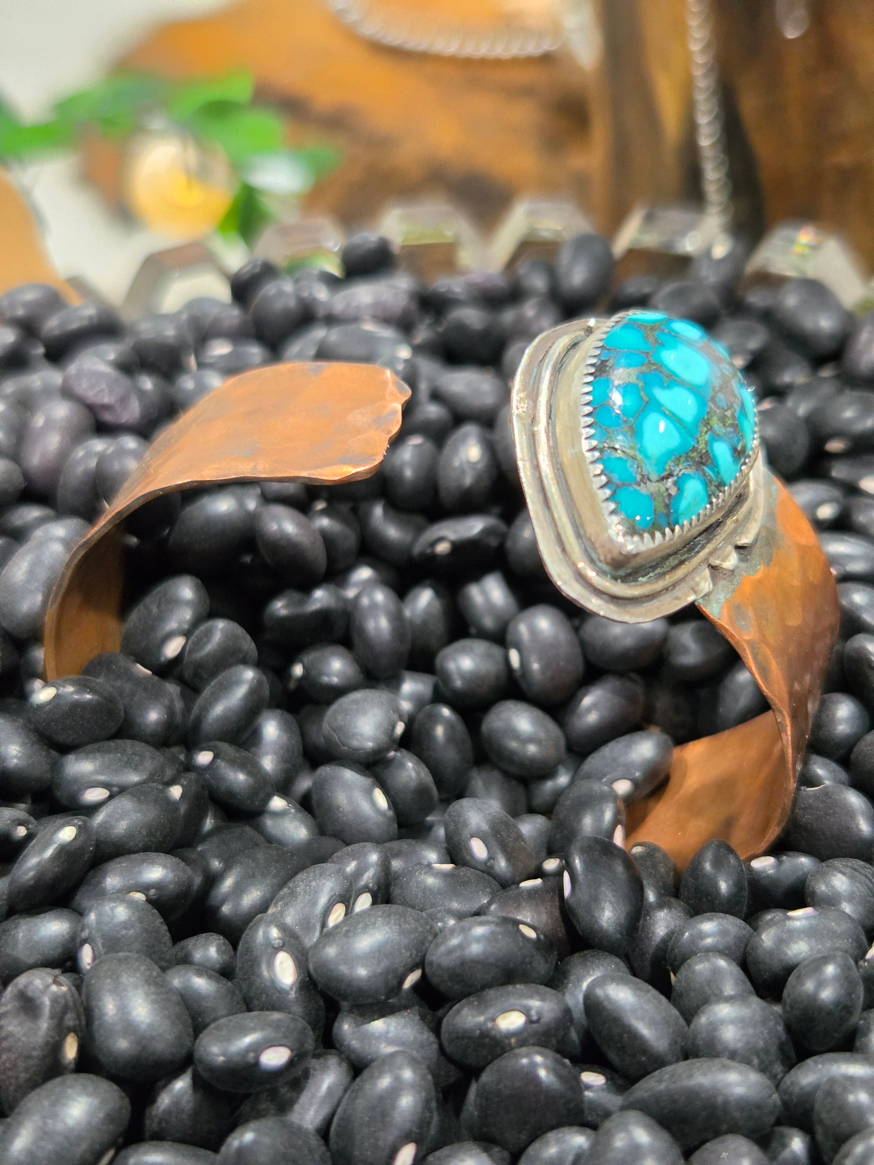 Tibetan Turquoise Cuff