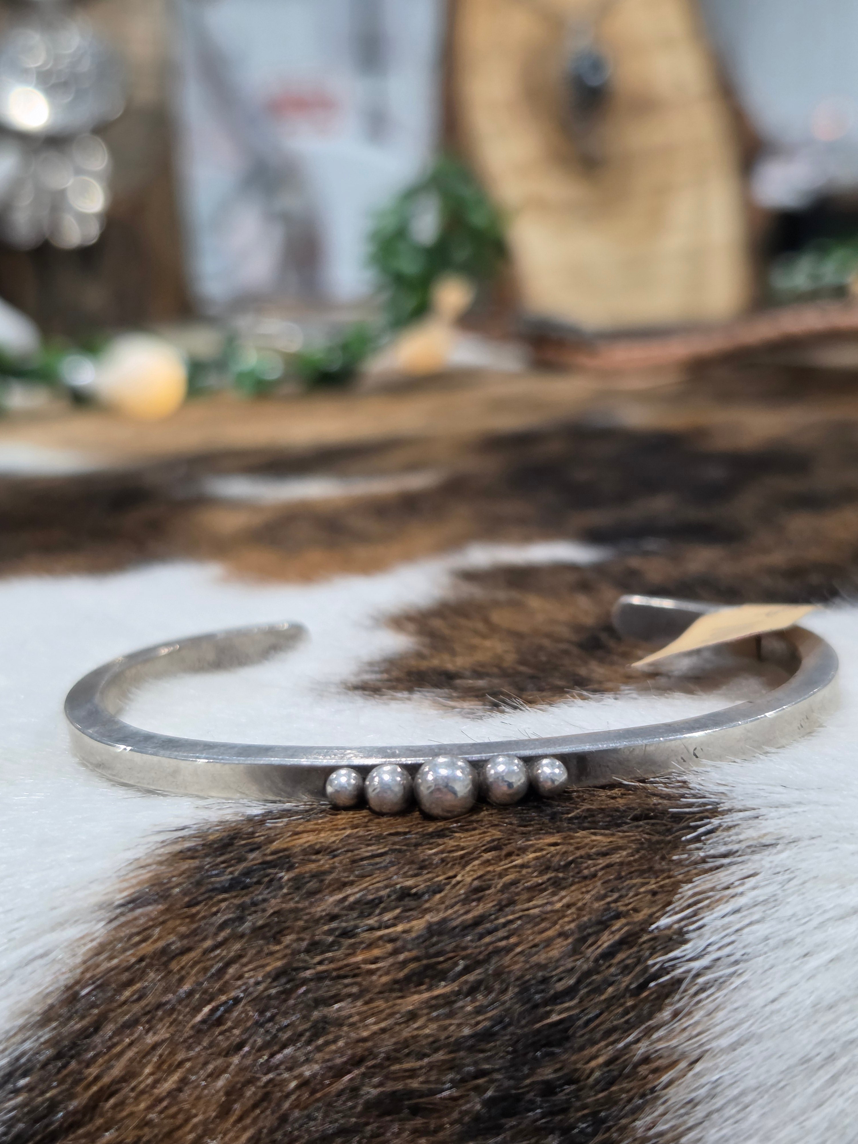 Sterling Dot Bracelet