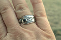 Black Beauty Spoon Ring