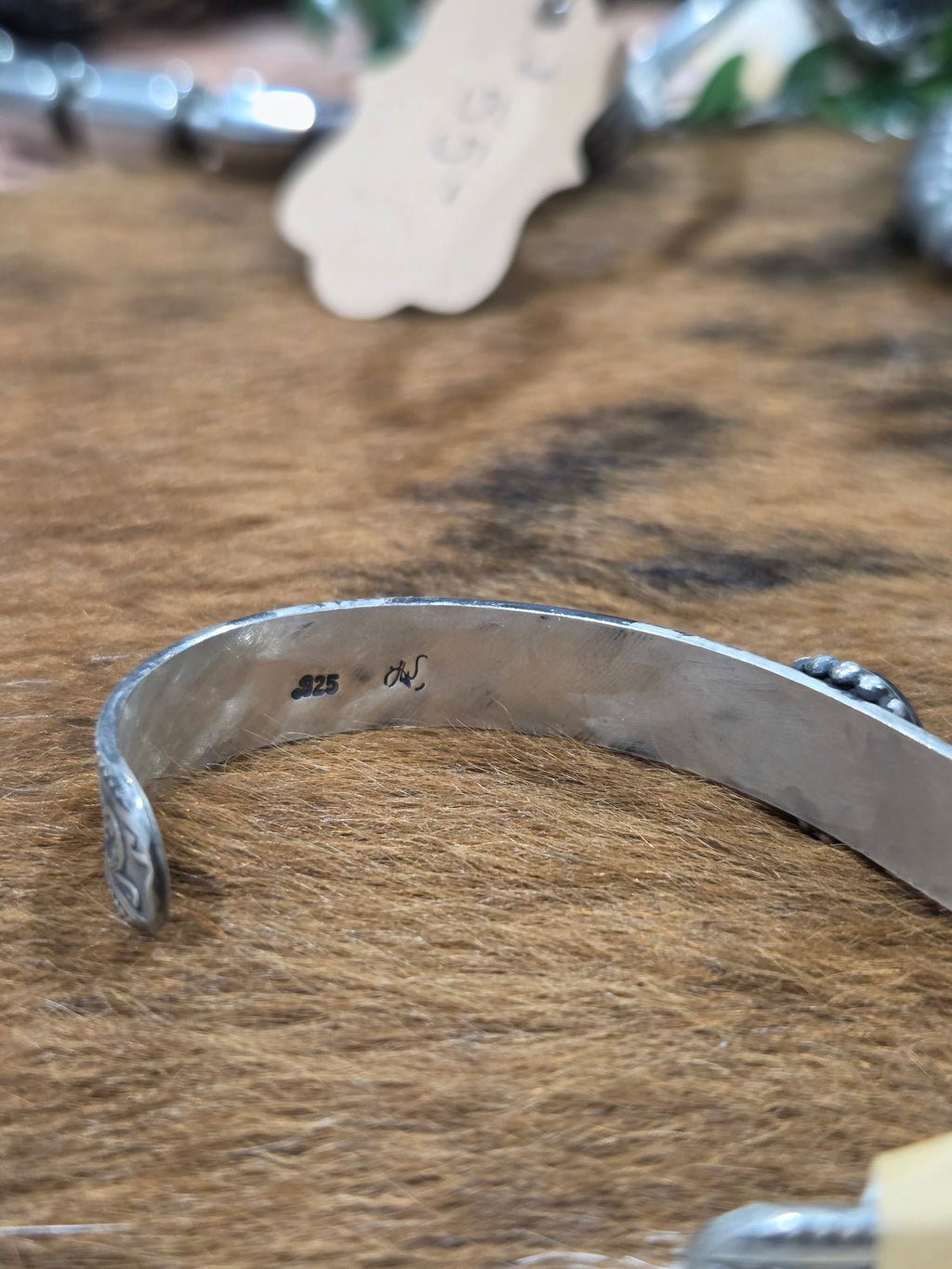 Whit Buffalo Cuff